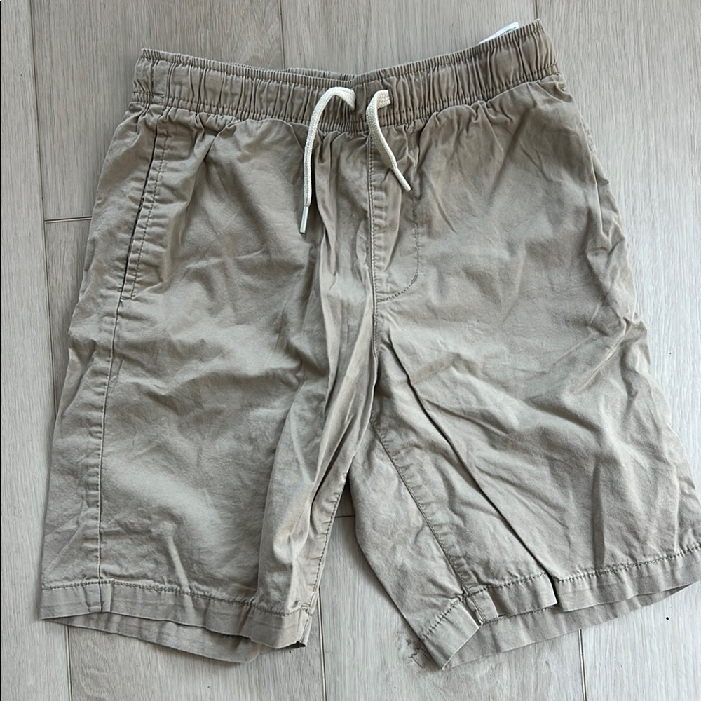 Boys Old Navy Tan Cotton Shorts